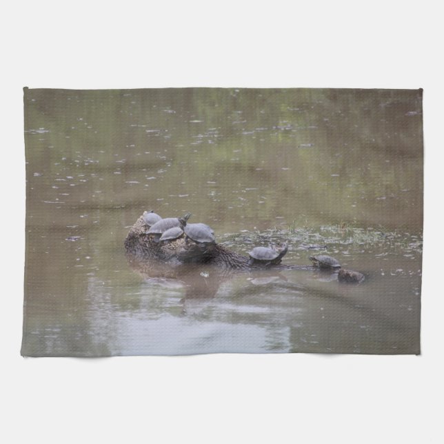 Serviettes de cuisine Tortues (Horizontal)