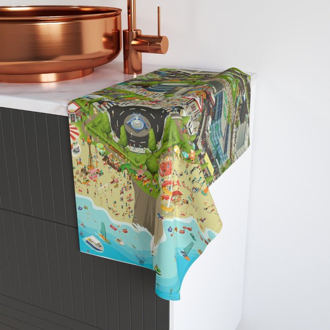 Serviettes de cuisine Wespebeach coloré (Créateur téléchargé)