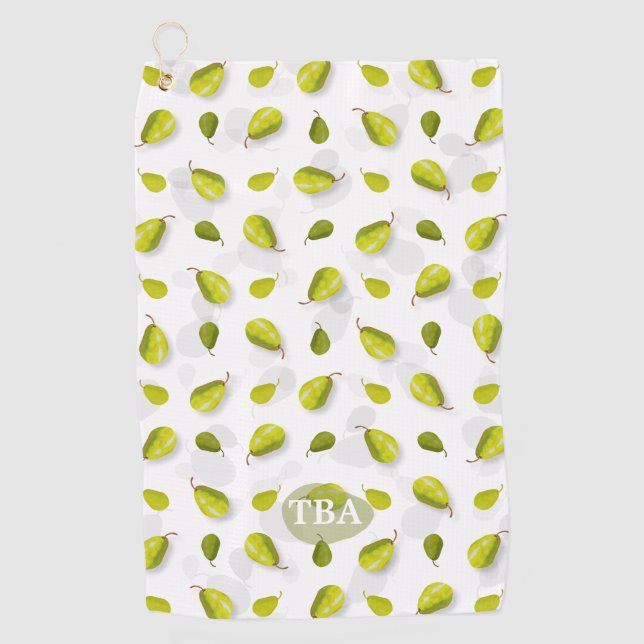 Serviettes de golf Pear (Devant)