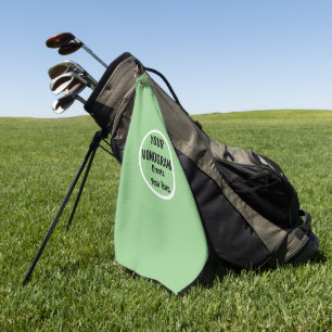 Serviettes de golf personnalisées, Monogrammes