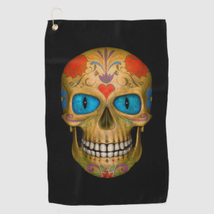 Serviettes de golf Zombie Undead Zombie Crâne à 