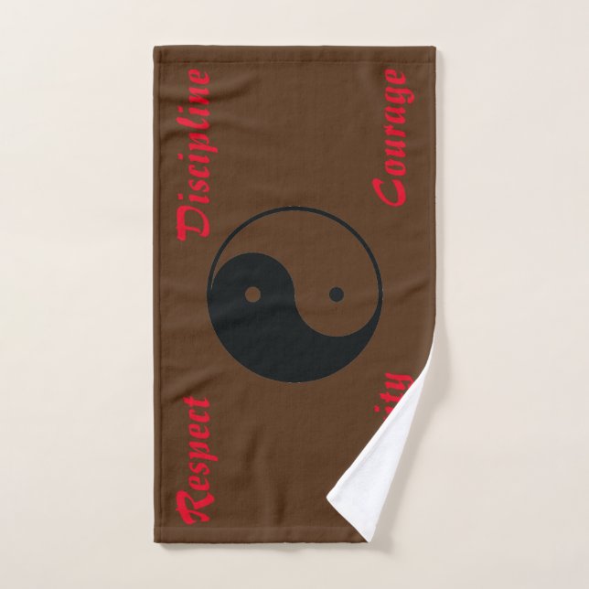 Serviettes de gymnase de croyance de guerrier (Serviette à main)