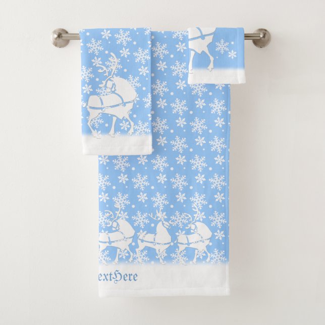Serviettes de Noël Serviettes de vacances personna (En situation)