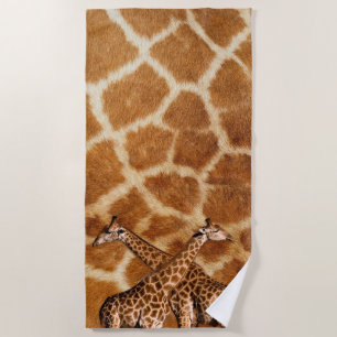 Serviettes de plage de la girafe 1A