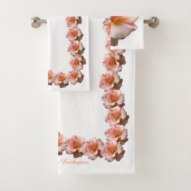 Serviettes de rose Jeux de Peach Personnalisé Serv (En situation)