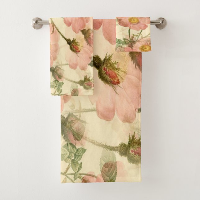 Serviettes de Roses Roses Roses Délicieuses - Luxe (En situation)