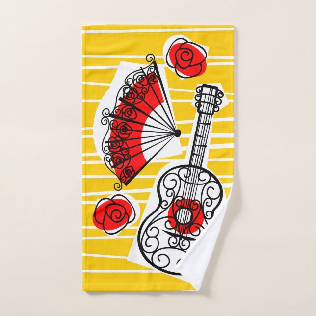 Serviettes de Souvenirs espagnoles (Serviette à main)