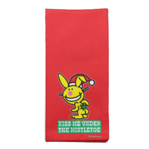 Serviettes De Table Embrasse-Moi Sous La Mistletoe