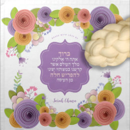 Serviettes De Table Joli Pastels Papier Roses Challah Dough Couverture