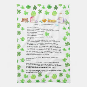 Serviettes de thé d'héritage de recette