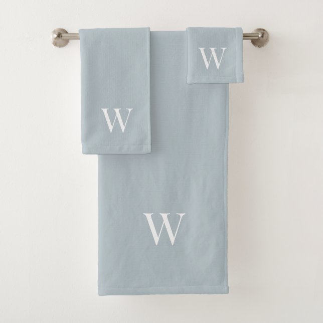 Serviettes en argent gris sur mesure (En situation)