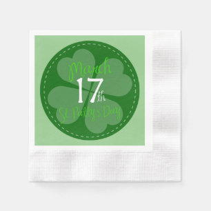 Serviettes En Papier 17 mars Fête de la Saint-Patty