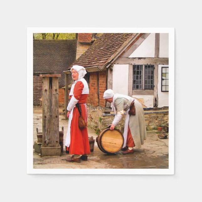 SERVIETTES EN PAPIER ANCIENNE ANGLETERRE (Devant)