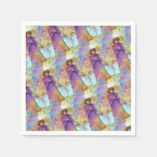 SERVIETTES EN PAPIER ANGELS LOURDS