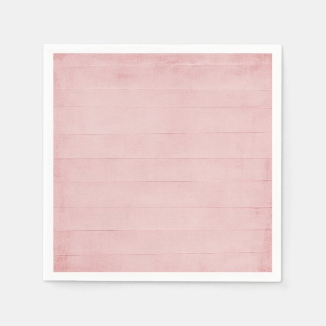 Serviettes En Papier Aquarelle rose pâle Texture Look Girly Pastel (Devant)
