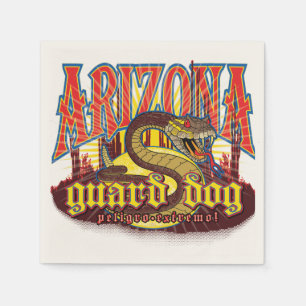 Serviettes En Papier Art de serpent d'Arizona