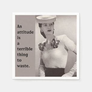 Serviettes En Papier Attitude