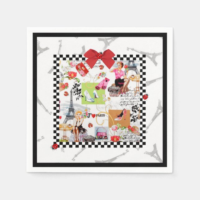 Serviettes En Papier Avril à Paris 1er (Devant)