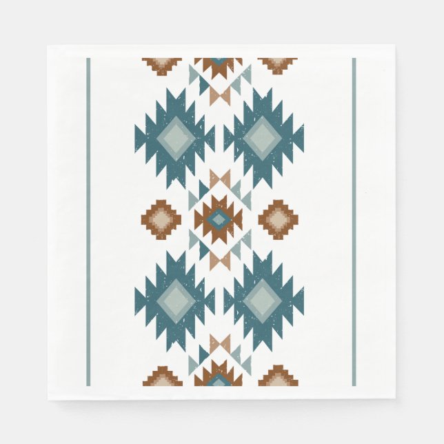 Serviettes en papier Baby shower sud-ouest (Devant)