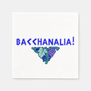 Serviettes En Papier Bacchanalia !