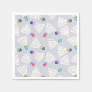 Serviettes en papier Badminton, Volant Birdie