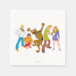 Serviettes En Papier Bande entière 16 Mystery Inc