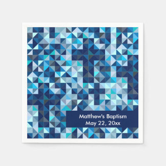 Serviettes En Papier Baptême du garçon baptême baptême de la première c