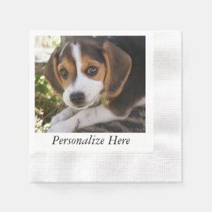 Serviettes En Papier Beagles de chiot