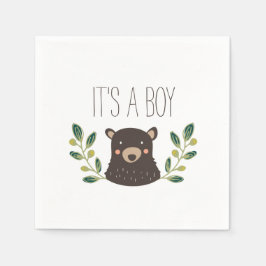 Serviettes En Papier Bear Cub