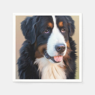 Serviettes En Papier Berner Sennenhund