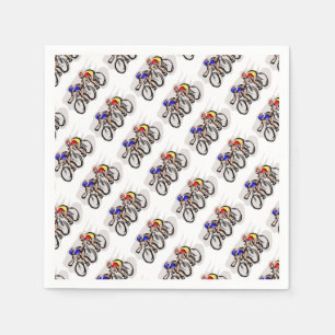 Serviettes En Papier Bicycles