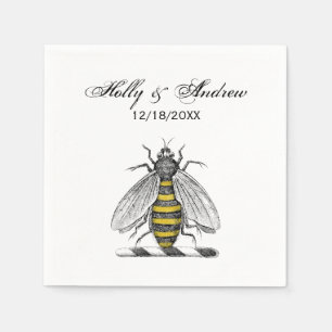 Serviettes En Papier Blason Préparatoire Emblème de blason vintage d'ab