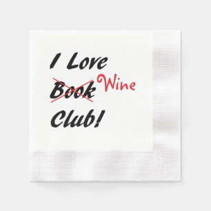 Serviettes en papier "Book Club"