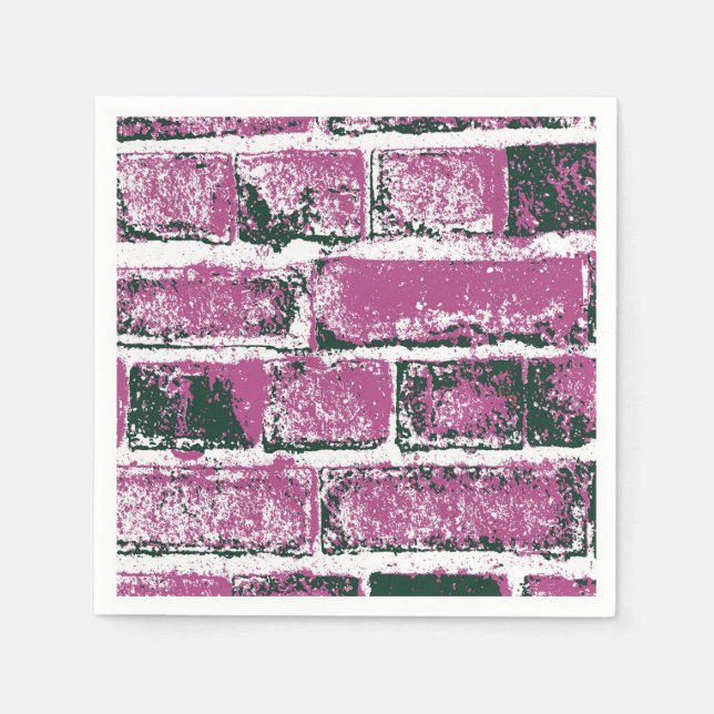 SERVIETTES EN PAPIER BRICK WALL (Devant)