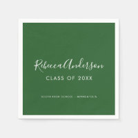Calligraphie minimale moderne - Vert foncé Graduat