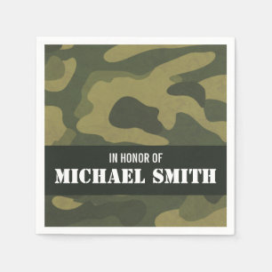 Serviettes En Papier Camouflage