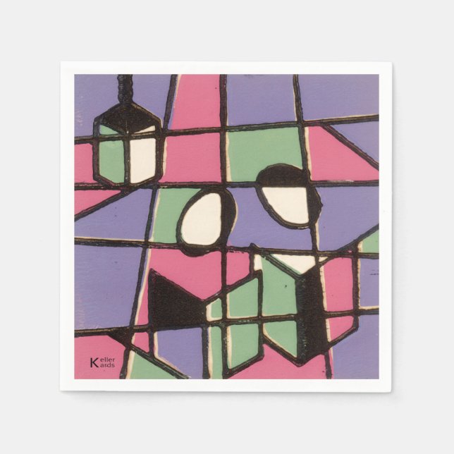 Serviettes En Papier Caroleurs (Devant)