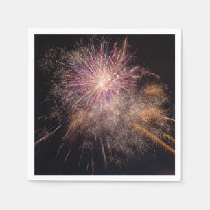 Serviettes En Papier Cartes en papier Fireworks