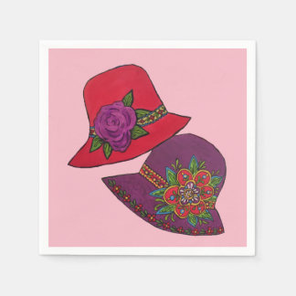 Serviettes En Papier Casquette rouge
