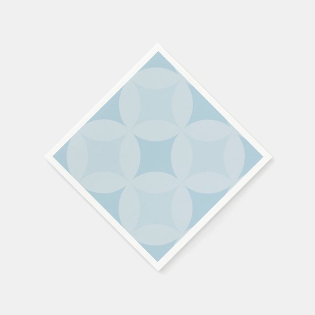 Serviettes en papier - Cercles et diamants (Coin)