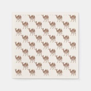 Serviettes En Papier chameau beige