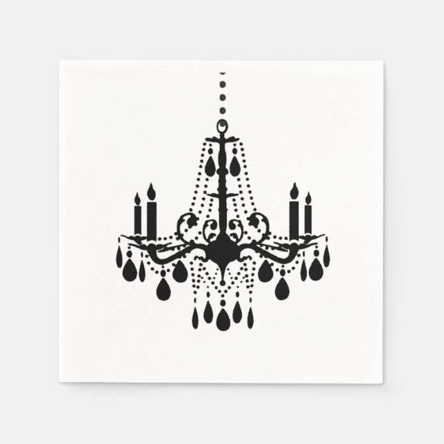 Serviettes En Papier Chandelier Napkin (Devant)