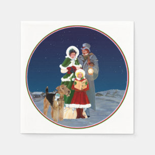Serviettes En Papier Chants de Noël