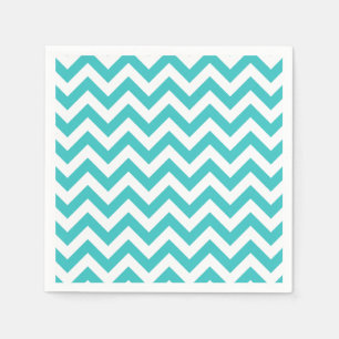 Serviettes en papier Chevron tendance