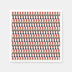 Serviettes En Papier Chiffres traditionnels de craquelins en bois