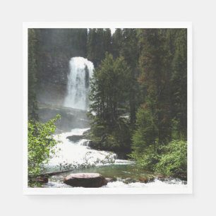 Serviettes En Papier Chutes Virginia au parc national de Glacier