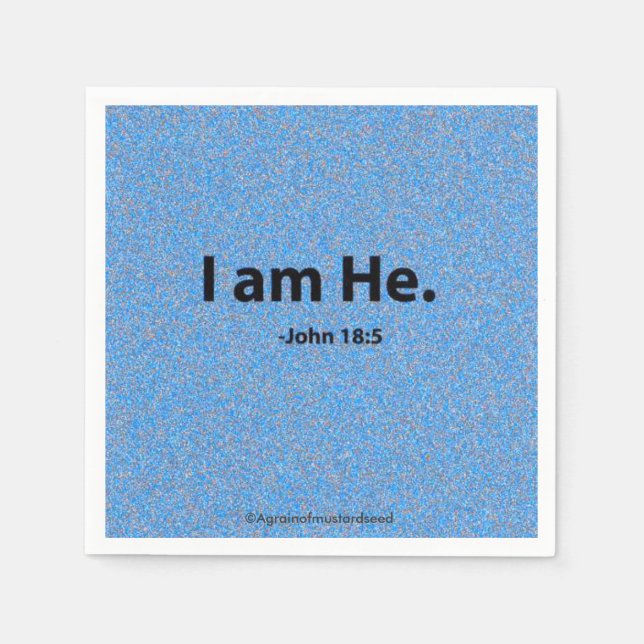 Serviettes En Papier Citations religieuses (Devant)