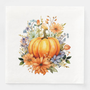 Serviettes en papier Citrouille d'automne