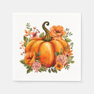 Serviettes en papier Citrouille d'automne