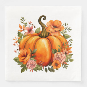 Serviettes en papier Citrouille d'automne